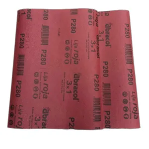 LIJA ROJA 280 ABRACOL 9"x11" ## RLAX5-0280 ##