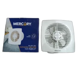 EXTRACTOR DE AIRE 8" P/EMPOTRAR S/SENSOR BLANCO MERCURY ## EVE03 ##