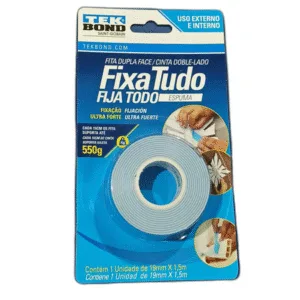CINTA ACRILICA FIJA TODO 19mm x 1,5m - TEK BOND