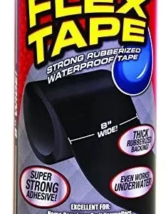 CINTA IMPERMEABILIZANTE C/ADHESIVO NEGRO 8" x 5 FT ## TFSBLKR0805 ## FLEX SEAL