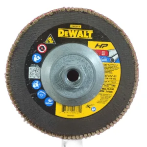 DISCO DE ZIRCONIA 6"x5/8"-11 60 GRIT ## DW8381H ## DEWALT