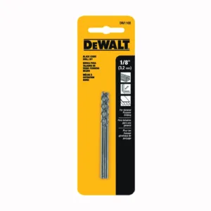 BROCA BLACK & GOLD 1/8" (3,2mm) 2UNID ## DW1108 ## DEWALT