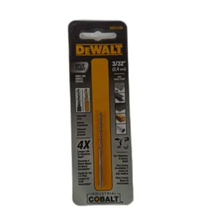 BROCA DE COBALTO 3/32" (2,4mm) ## DWA1206 ## DEWALT