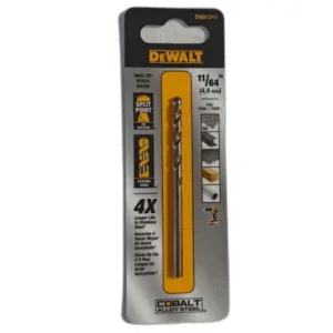 BROCA DE COBALTO 11/64" (4,4mm) ## DWA1211 ## DEWALT