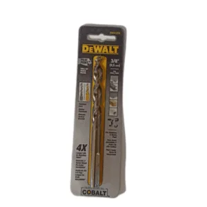 BROCA DE COBALTO 3/8" (9,5mm) ## DWA1224 ## DEWALT