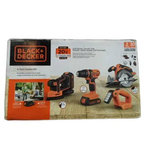 JUEGO DE 4 HERRAMIENTAS INALAMBRICAS 20V ## BD4KITCDCMSL ## BLACK & DECKER
