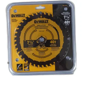 DISCO HOJA P/SIERRA 7 1/4" x 5/8" DE 40 DIENTES ## DWA171440 ## DEWALT