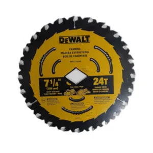 DISCO HOJA P/SIERRA 7 1/4" x 13/16" DE 24 DIENTES ## DWA171424D ## DEWALT