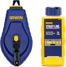 TIRA LINEA DE CARRETE CON TIZA AZUL 100FT ## IWHT48441BC ## IRWIN