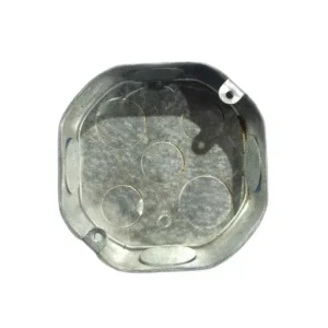 CAJETIN OCTOGONAL ELECTRICIDAD - 3/4" METALICO