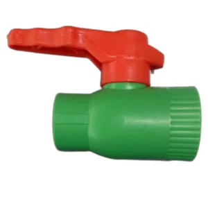 VALVULA DE BOLA ROSCA HEMBRA 3/4" x 25mm VERDE - POLIFUSION