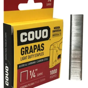 GRAPA PLANA 1/4" x 1000UNID ## A145-9GN-ST6 ## COVO