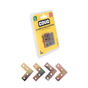 ESCUADRA PLANA DE REFUERZO 1" (4PZAS) ## A307-MPB-1 ## COVO