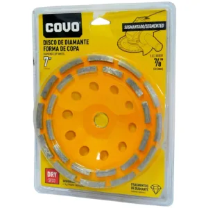 DISCO COPA DE DIAMANTE P/PULIR 7" ## CV-GD-2180 ## COVO