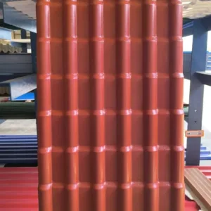 LAMINA PVC MIL TEJAS ROJO/BLANCO 1,5mm x 3,72m AU: 0,84m (INC. KIT DE INST.)