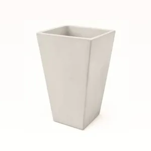 MATERO PIRAMIDAL 33x33x60cm PULIDO BLANCO ## CHS+ ##